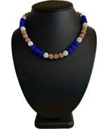 Iced Disco Ball Bead Baseball Necklace Gold Collection LA Dodgers City C... - $288.25 MXN+