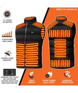 Heated Vest, Two-touch 15Heat Zones LED Controller Heated Vest Men & Women - £87.01 GBP