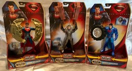 Superman Man of Steel 2013 Power Attack Deluxe Action Figure Lot of 3 - NEW - £33.78 GBP