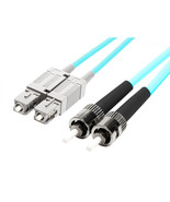 Monoprice 46007 MONOPRICE MULTI-MODE OM3 FIBER OPTIC CABLE - SC-ST UL 3M... - $87.45