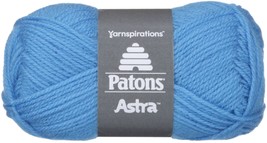 Spinrite Patons Astra Yarn Solids Medium Blue 1 Pack of 10 Skein - $1,415.28 MXN
