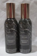 White Barn Bath &amp; Body Works Concentrated Room Spray Lot Set 2 LEATHER &amp; BRANDY - £23.70 GBP