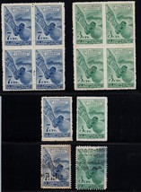 1950 Soccer Football World cup in Brazil Uruguay MNH block of 4 + perf varieties - £37.68 GBP