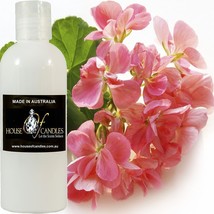 Rose Geranium Scented Body Wash/Shower Gel/Bubble Bath/Liquid Soap - £10.22 GBP+