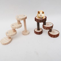 Solid Wood Spiral Staircase Hamster Toy - £13.28 GBP