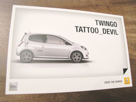 Selling Renault Twingo Tattoo Devil Original Drive the Change Cardboard Broch... - £10.19 GBP