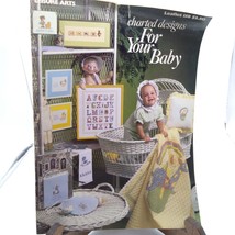 Vintage Cross Stitch Patterns, Charted Designs for Your Baby, Leisure Arts - £9.17 GBP