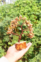 Yellow Aventurine Crystal Tree | Copper Wire Bonsai for Joy, Focus &amp; Gif... - $744.62 MXN+