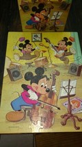 Vintage Golden Walt Disney Mickey Mouse Puzzle 1986. Playing Music 100 Piece - £3.92 GBP