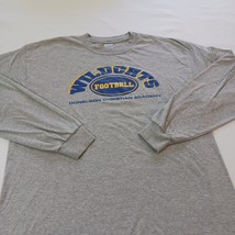 Gildan Ultra Cotton Wildcats Football Donelson Academy Men's Gray T-Shirt XL image 6