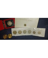 CLASSIC CANADIAN SILVER COINS /4 EDWARD QUARTERS/2DIMES/MANITOBA SILVER/... - $47.85 CAD