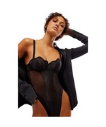 NWT Thistle and Spire Womens SZ 1X Prowess Bodysuit Leopard Print Black ... - $33.65