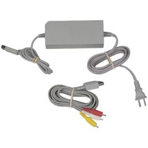 Nintendo Wii OEM AC Adapter RVL-002 &amp; AV Cable RVL-009 - $14.00