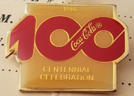 Coca-Cola USA 100 Centennial Celebration 1986 Original Pin, New - £10.23 GBP