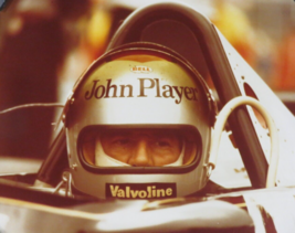 Mario Andretti John Player Formula 1 Racing Metallic Paper Glossy Print 16x20in - £27.09 GBP