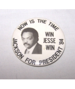 Vintage 1984 Jesse Jackson for President-Now is the Time Political Button - €17,05 EUR