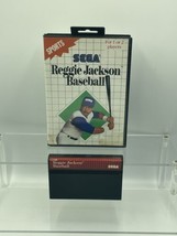Reggie Jackson Baseball (Sega Master, 1988) In Box With Hangtab - £10.22 GBP