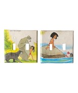 DISNEY 2 JUNGLE BOOK DOUBLE LIGHT SWITCH OUTLET WALL COVER PLATE BALOO M... - £5.98 GBP