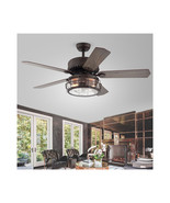 Warehouse of Tiffany CFL-8435REMO-MB 52 in. Bobet Indoor Remote Controll... - $339.80
