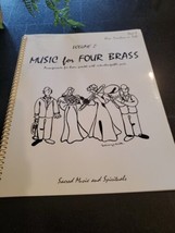 MUSIC  FOUR   BRASS, VOL. 2  P. 4  Sacred Spiritual Music. Bass Trombone... - £17.47 GBP