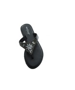 West Loop Women’s Black Thong Cushioned Insole Sandals Size S 5/6 - $13.75