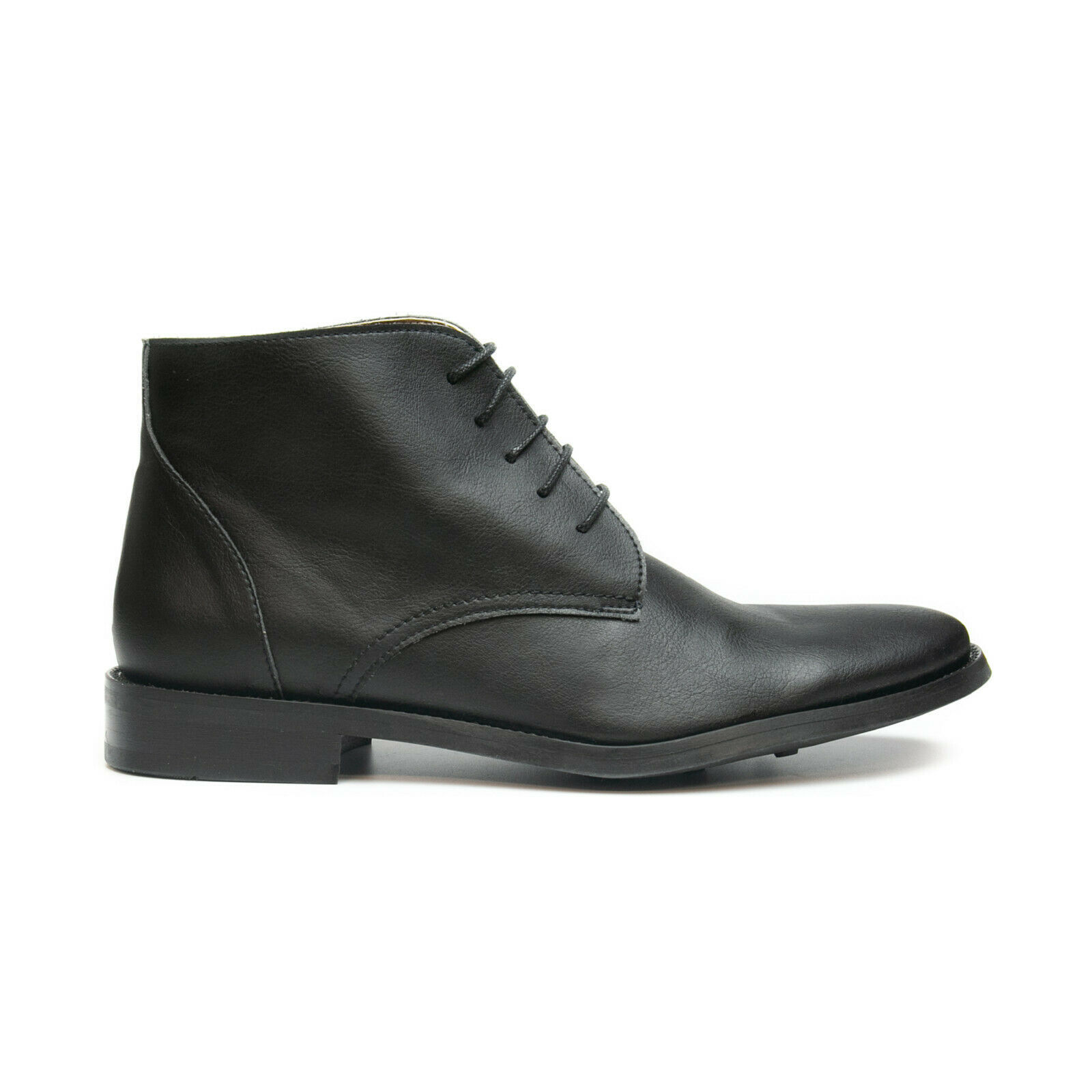 Booty Desert Chukka Formal Dress in Black vegan leather and breathable lining - $132.55