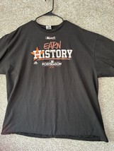 2017 MLB Houston Astros Earn History Post Season Baseball T-Shirt Men’s ... - $22.76