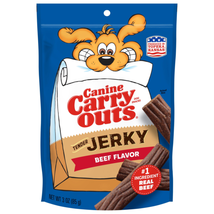 Canine Carry Outs Tender Jerky Dog Treats, Beef Flavor Dog Chews, 3 Ounces - £5.45 GBP