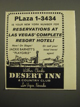 1959 Wilber Clark&#39;s Desert Inn Ad - Now! On Stage! Jackie Barnett&#39;s Playgirls - £14.78 GBP