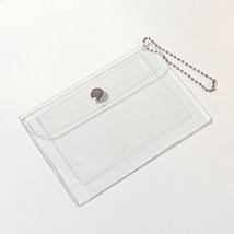 Fashion Transparent Waterproof Pvc Women Card Case Business Card Holder Men Cred - £16.45 GBP