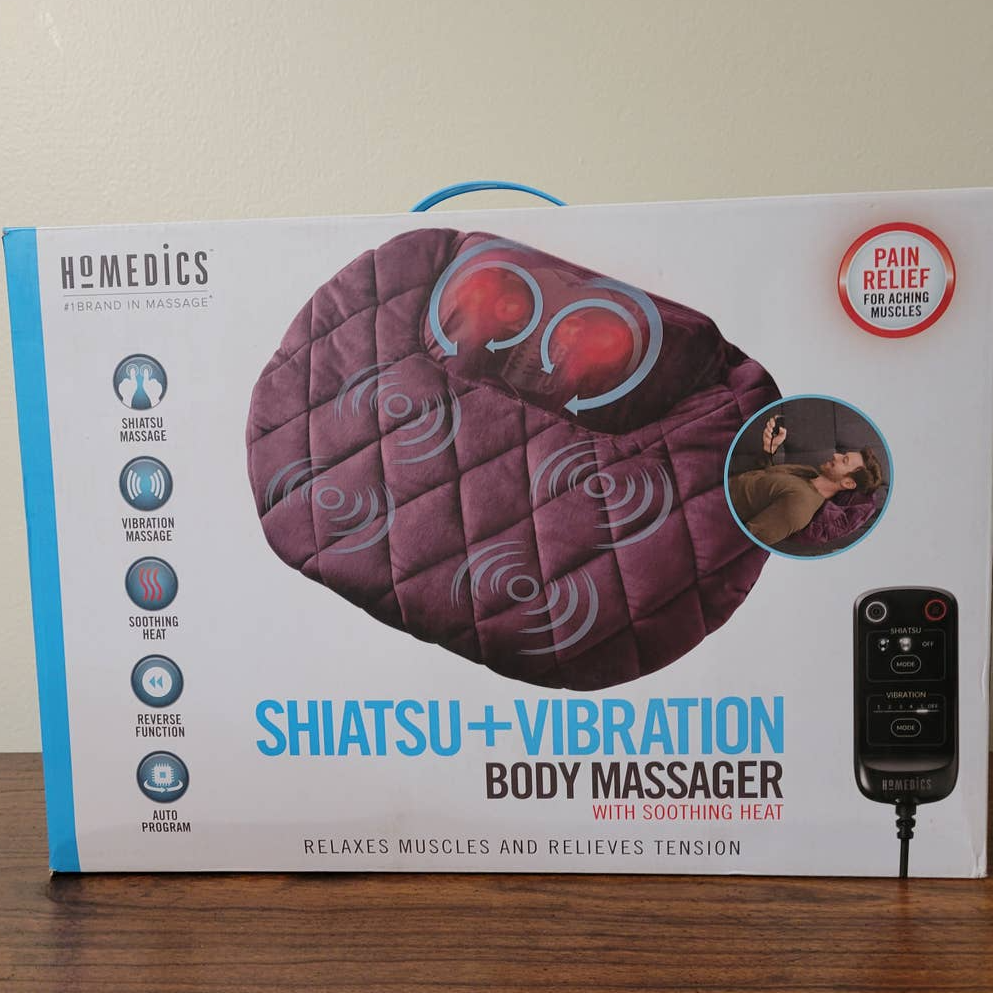 Primary image for NIB Homedics Shiatsu + Vibration Body Massager