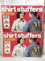 2 Vintage Shirt Stuffers Clothing Applique ARTS/CRAFTS 80s Kits Sealed Nos - £16.43 GBP