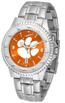 Clemson Tigers Men Competitor Steel AnoChrome Watch - £75.13 GBP