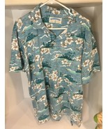 Jimmy Buffet Mens Hawaiian Print XL Polo Margaritaville - £11.00 GBP