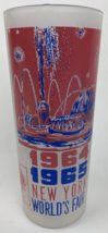 1964 - 1965 New York Worlds Fair Glass POOL OF INDUSTRY - Red White &amp; Blue 6.5&quot; - £15.50 GBP
