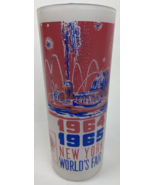1964 - 1965 New York Worlds Fair Glass POOL OF INDUSTRY - Red White &amp; Bl... - $27.13 CAD