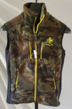 NWT RLX Ralph Lauren Green Camo (Camouflage) Micro Fleece Vest Mens Size S - $74.24