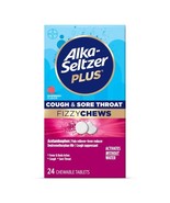 Alka-seltzer Plus Cough &amp; Sore*08/2026* Throat Fizzy Chews, No Water Nee... - $251.23 MXN