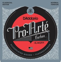 D&#39;Addario EJ45FF Pro-Art Carbon Dynacore Classical Guitar Strings Normal - £25.63 GBP