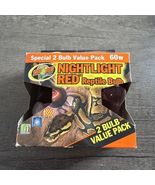 Zoo Med Nightlight Reptile Bulb, 60-watt, Red For Reptile Terrarium - $28.07 CAD