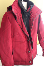 NWT NILS Ash Underground Red Convertible Hooded Ski Jacket Winter Coat 2... - £210.26 GBP
