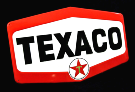 24&quot; Texaco Hexagon -*US MADE*- Embossed Metal Sign - Man Cave Garage Bar Décor - £24.01 GBP