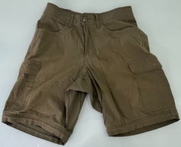 Boy Scouts Cargo Shorts Mens 30 Green Work Chore Canvas Hiking Camping O... - $19.77