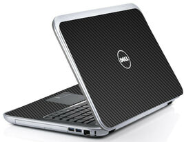 LidStyles Carbon Fiber Laptop Skin Protector Decal Dell Inspiron 15R image 2