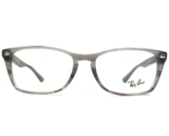 Ray-Ban Gafas Monturas RB5228M 8055 Transparente Gris Bocina Asia Para 5... - $102.18