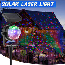 Waterproof Solar Laser Led Projector Light In/Outdoor Christmas Lamp Xma... - $38.94