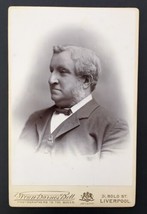 Antique Cabinet Card Distinguished High Class Older Man Brown Barnes &amp; Bell - £15.95 GBP