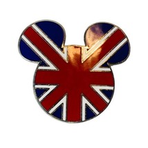 Disney Collectible Pin Badge  WDW Flag of Great Britain Mickey Mouse Ears - $23.25
