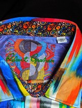Robert Graham  Prism Effect Colorful Short  Sleeve Size Medium NWTS image 10