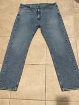 Levis 505 Men&#39;s Blue Jeans 40x32 Denim Cotton Regular Fit - $16.17
